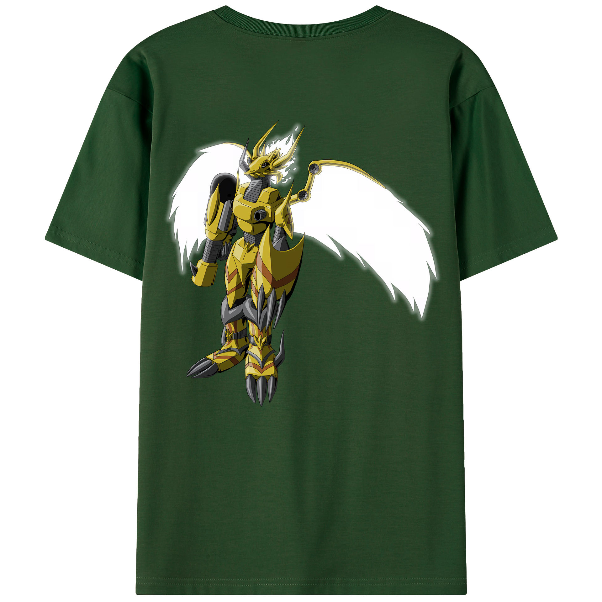 （画像用） Digimon デジタルモンスター/デジモン 綿100％半袖Tシャツ（背面プリント）
